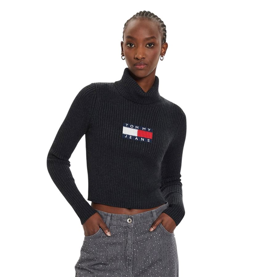 Dolcevita slim fit con lana Tommy Jeans | DW0DW18678HEV